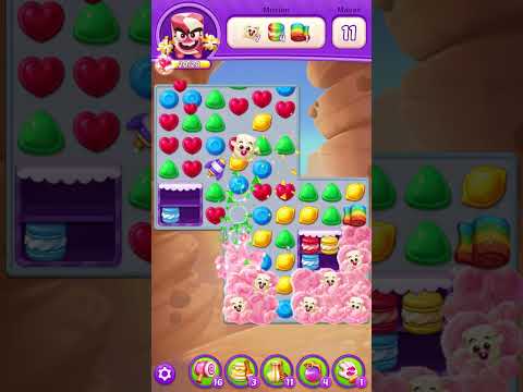 Lollipop Sweet Heroes Match 3 Level 176 no booster [Gameplay Walkthrough] [Puzzle1Studio]