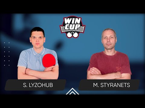 15:45 Serhii Lyzohub - Mykhailo Styranets 19.06.2024 | TABLE TENNIS WINCUP