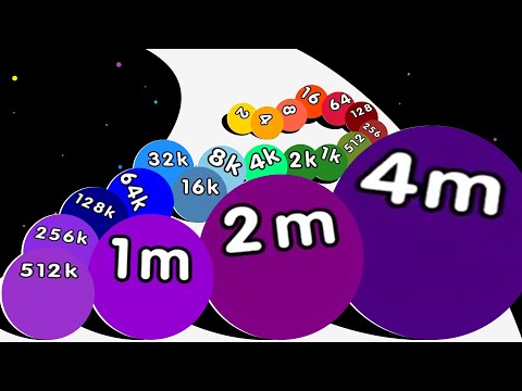 BALLS SNAKE 2048 - Level Up Balls (Reach 4096) Ball Run Infinity Math Games