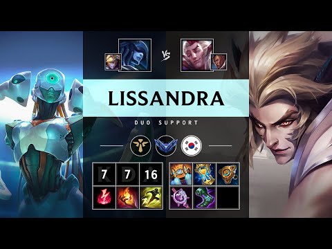 Lissandra Support vs Rakan - KR Diamond Patch 25.09