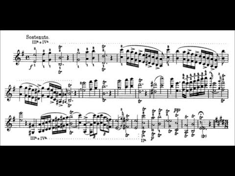 Niccolò Paganini - Caprice for Solo Violin, Op. 1 No. 3 (Sheet Music)