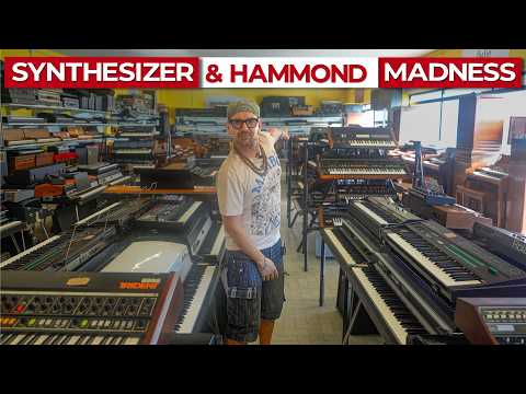 🎹 Inside Europe’s Largest Hammond & Synth Cave! 🤯