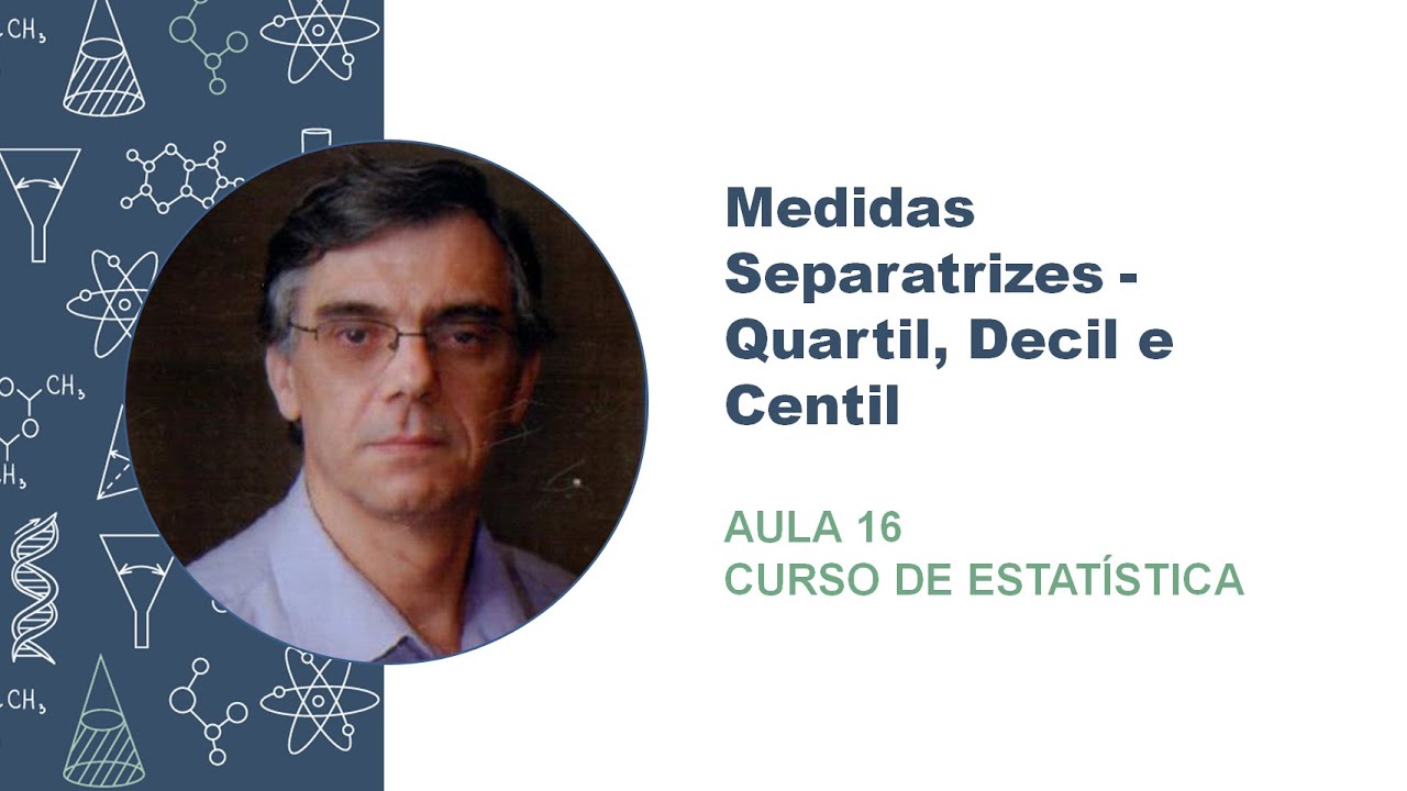Estatística - Aula 16 - Medidas Separatrizes - Quartil, Decil e Centil