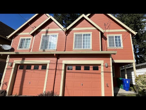 SE Portland 3 bd 2.5 ba Townhome Pet Friendly* with AC, Washer & Dryer, Garage ~ Rockwood Neighborhood! property video