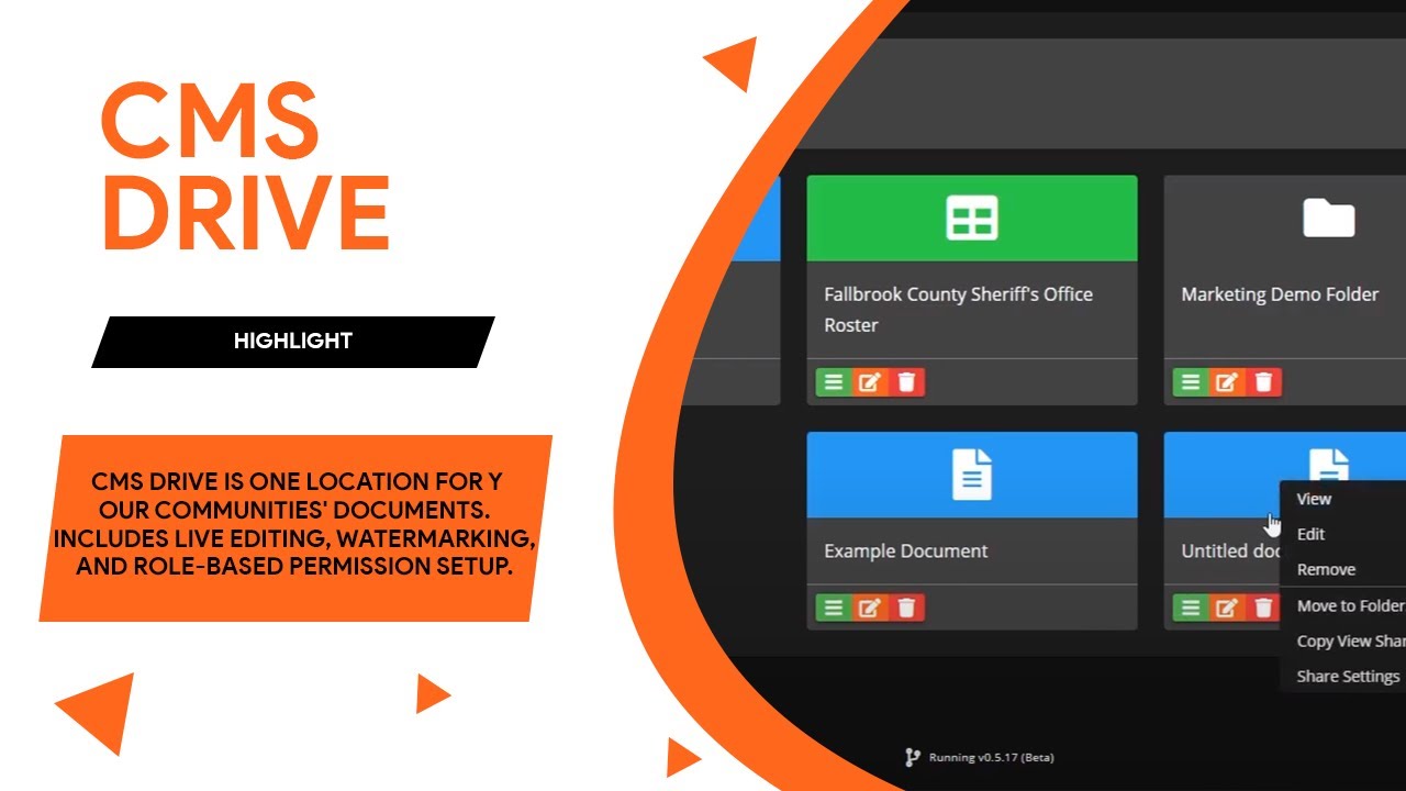 Sonoran CMS | Drive Highlight | Sonoran Software