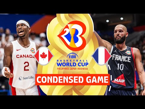 Canada 🇨🇦 vs France 🇫🇷 | Full Game Highlights | FIBA Basketball World Cup 2023