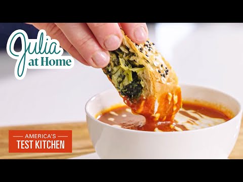 If You Like Greek Spanakopita (Spinach Pie), Try This | Full Episode | Julia at Home (S4 E1)