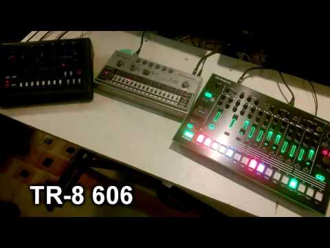 Roland TR-606 vs Aira TR-8 7x7 606 (HQ Audio) Demo