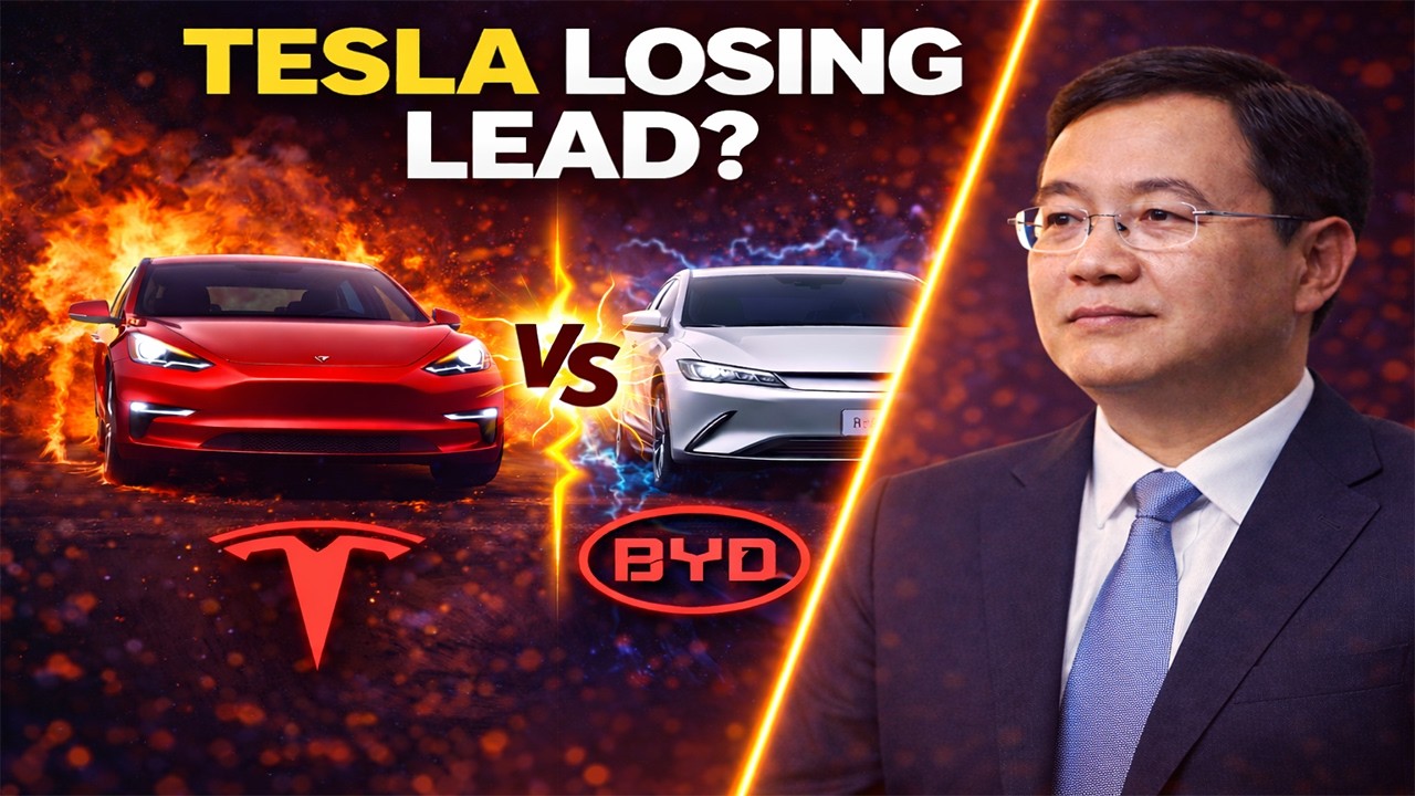 Tesla Is Falling Behind (BYD Just Took the Lead)