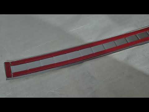 Накладка на задний бампер Carmos нержавейка матовая Video 1