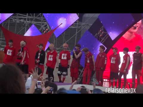 130701 3 EXO 엑소 talk 멘트 INTERVIEW 自己紹介 自我介紹  @ Hong Kong Dome Festival HK