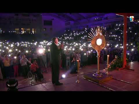 CAŁOŚĆ: Modlitwa wstawiennicza o uzdrowienie o. Antonello Cadeddu w Krynicy, 09.06.2018