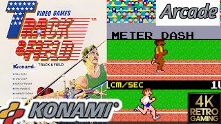 Track & Field Arcade ( Konami 1983 ) 4k Gameplay