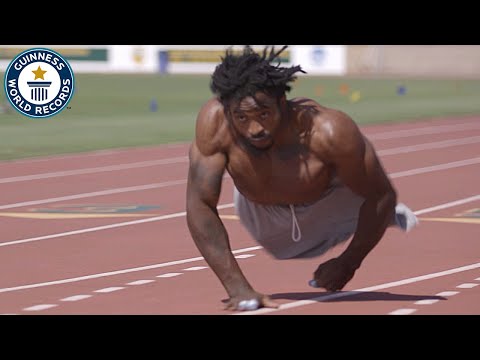 The fastest man on two hands - Guinness World Records