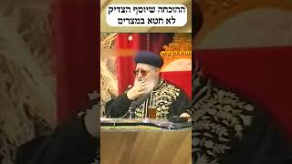 ההוכחה שיוסף הצדיק לא חטא במצרים