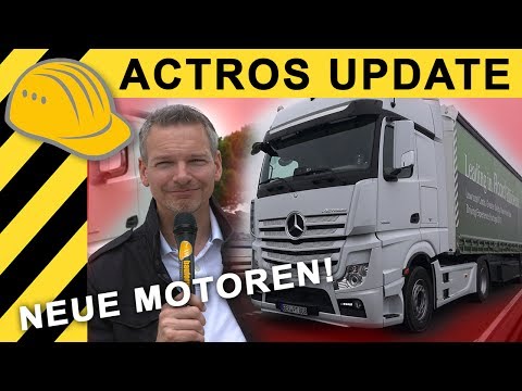 NEUER ACTROS MP4 - MERCEDES HINTER DEN KULISSEN | Motoren, Notbremsassistent ABA4 -