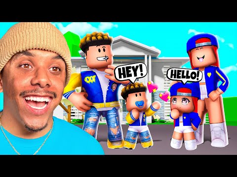 BABY ZEE meets BABY MYA for the FIRST TIME in Brookhaven RP! (Roblox)