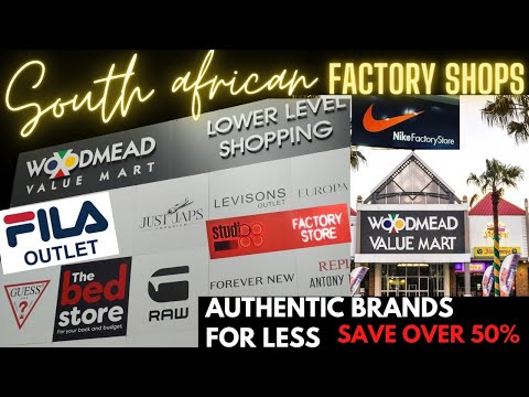 Shopping at South African factory shops | Levi's outlet, Guess outlet, Forever new outlet store etc