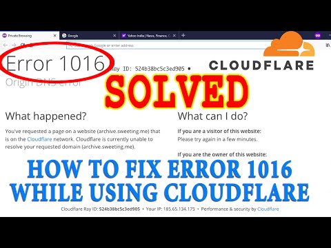 How To Fix Error 1016 While Using Cloudflare Fixed%e2%98%91%ef%b8%8f