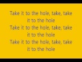 LMFAO Take it to the hole-Lyrics