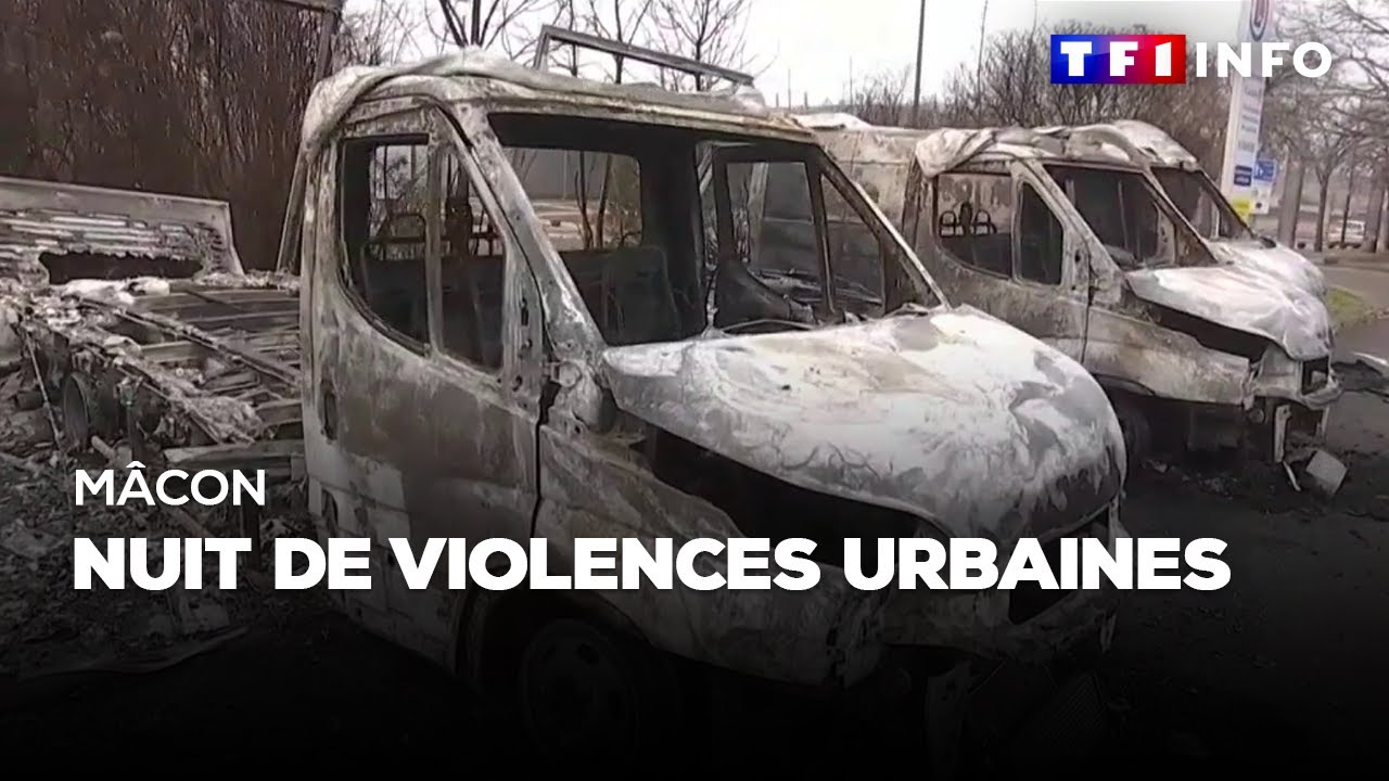Nuit de violences urbaines à Mâcon｜TF1 INFO