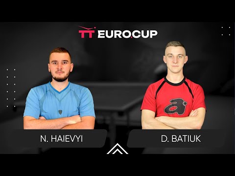 19:40 Nazarii Haievyi - Dmytro Batiuk 02.10.2024 TT Euro.Cup Ukraine Master.TABLE 3