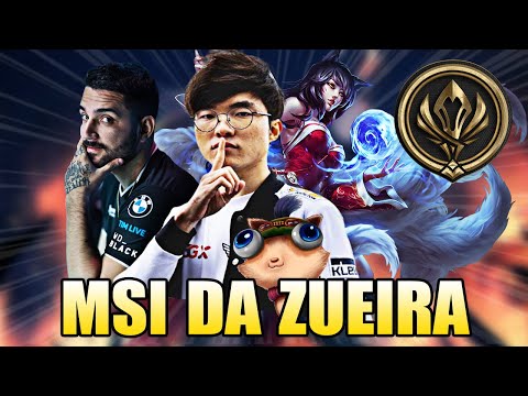 HOMENAGEM AO BRTT E FAKER DISCUTINDO - MSI DA ZUEIRA (FINAL)