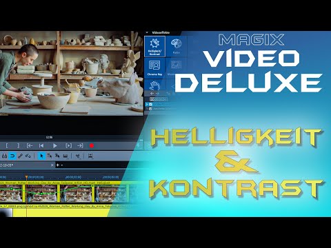 Helligkeit und Kontrast - MAGIX VIDEO DELUXE 2023 - Anfänger Tutorial Deutsch