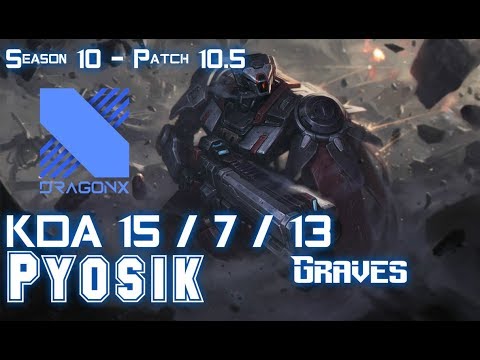 DRX Pyosik GRAVES vs EKKO Jungle - Patch 10.5 KR Ranked