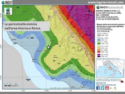 terremoto roma 11 maggio 2020