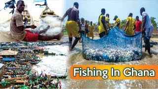 FISHING IN GHANA  🇬🇭| Sekondi Fishing Harbour | Living in Ghana as a Fisherman | Africa