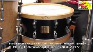 Video thumbnail for Yamaha Anton Fig Signature Snare 14x6 - The Drum Shop North Shore by Nate Morrison Drums