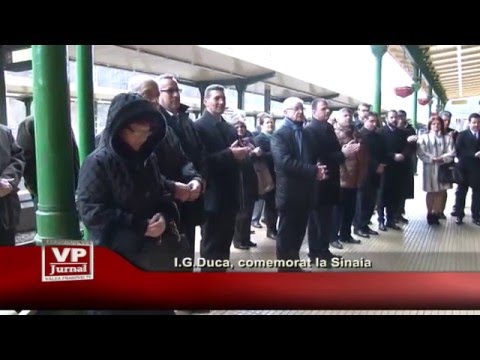I.G.Duca, comemorat la Sinaia