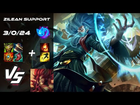 SUPPORT Zilean vs Zyra - NA Master Patch 14.10