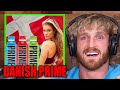 Logan Paul S Girlfriend Speaks Danish Promotes PRIME Nina Agdal