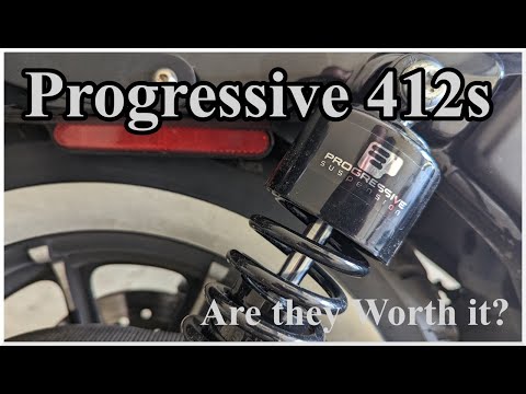 Is cheaper always better? (Progressive 412 Rear Shocks - Harley Davidson Iron 883)