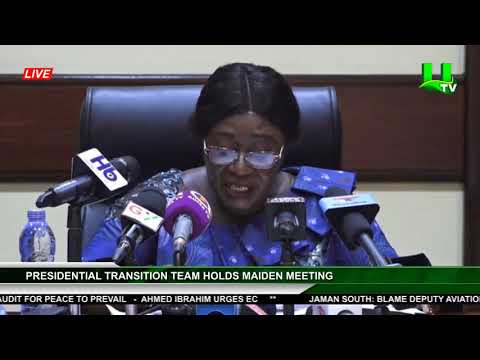 Presidential Transition Team Holds Maiden Meeting