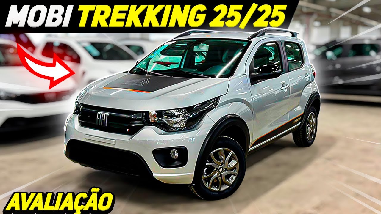 NOVO FIAT MOBI TREKKING 2025/25 - AGORA COM NOVO MOTOR MAIS POTENTE!