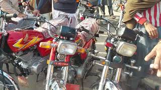 nowshera bike juma bazar #gulsherkhanofficail #cg125#cd70