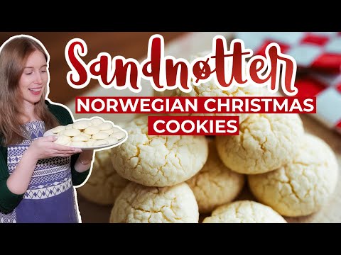 Norwegian Sandnøtter Christmas Cookies