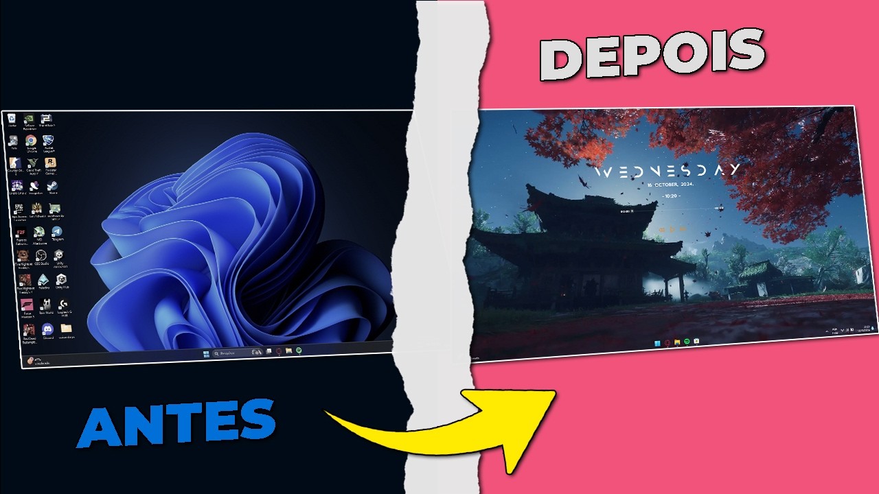 Como Deixar o PC mais BONITO RÁPIDO e FÁCIL (WINDOWS 11 e 10)