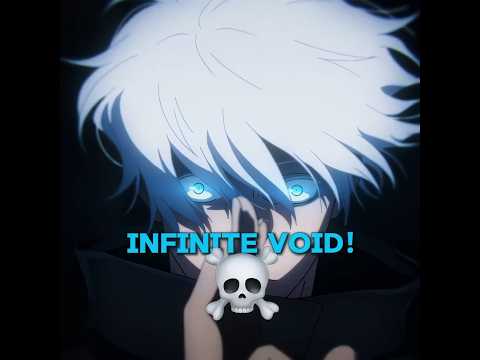 When Gojo Used Infinite Void 💀🔥 | #jujutsukaisen #jjk #gojo #gojosatoru #anime #animeedit