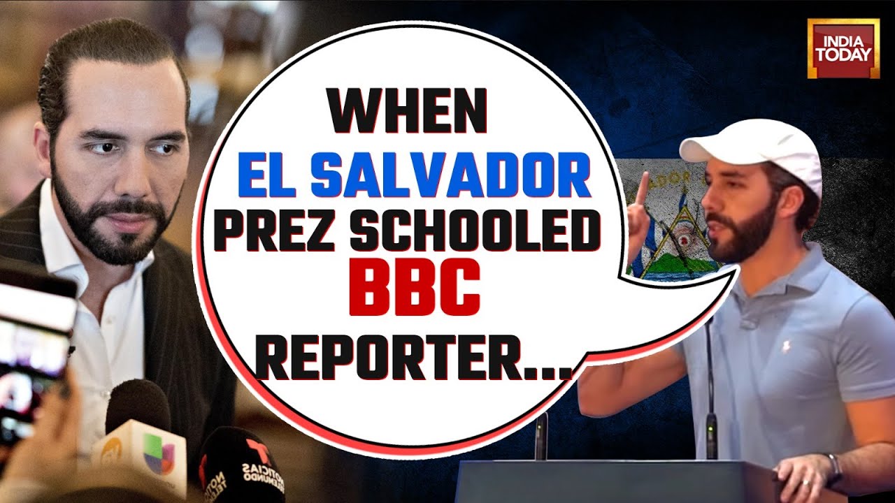 “Don’t Teach Us How To Run Our Country” | El Salvador President Schools Reporter | India Today