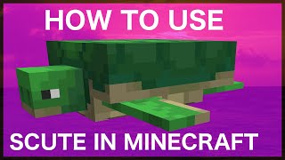 How To Use Scute in Minecraft Mp4 3GP & Mp3