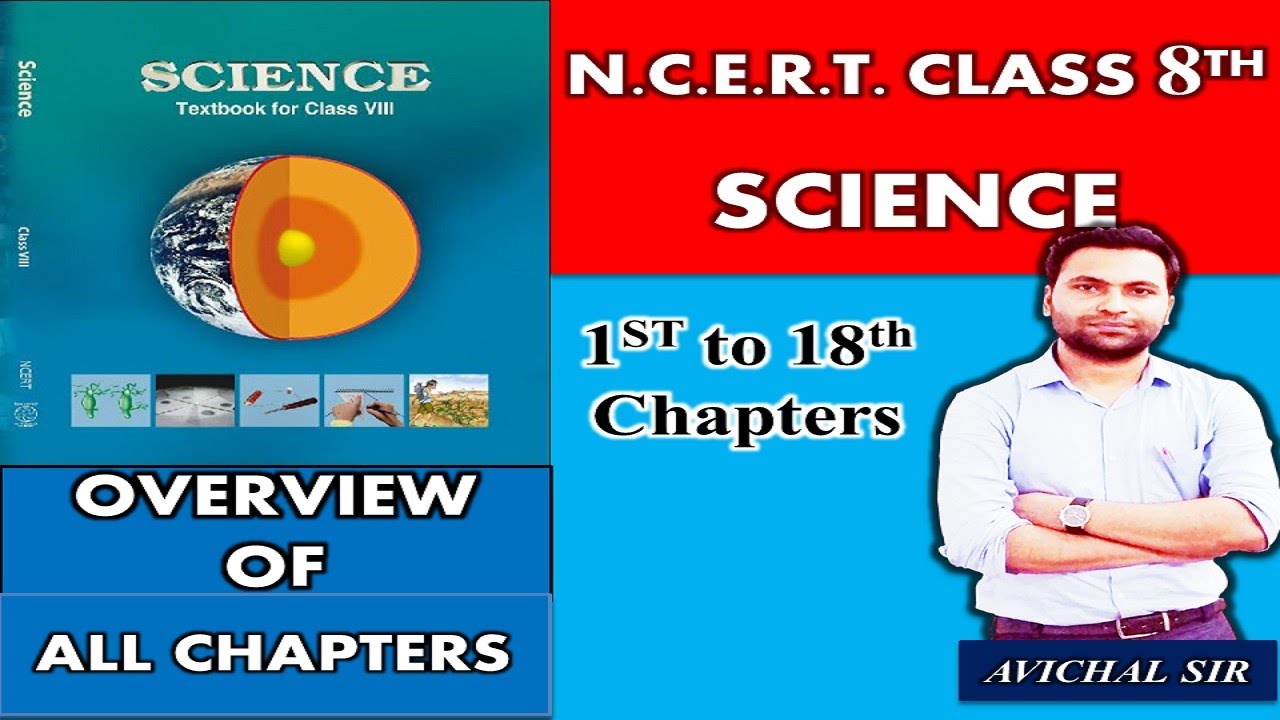 NCERT Class 8th Science Book Complete Overview of all Chapters, Breakup into Physics, Chemistry& Bio