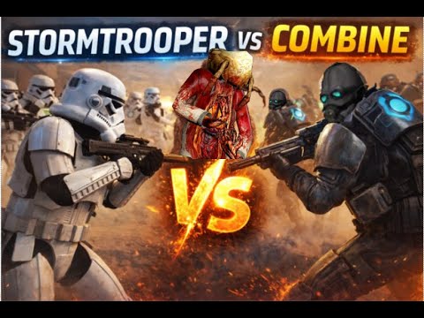 Stormtrooper (star wars) vs combine (half life)