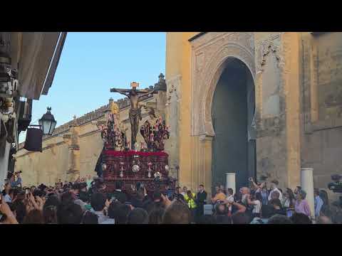 Cristo de las Penas en el traslado de vuelta de la Magna de Córdoba 2025