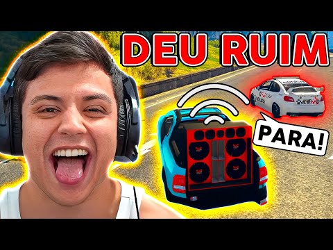 SOUND PROHIBITED in FRONT OF THE POLICE 😂 GTA RP (Paulinho the CRAZY)