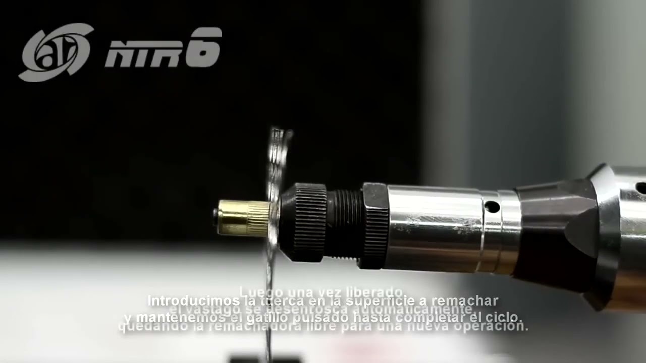 Remachadora Hidroneumatica Ntr6 Para Tuercas Remachables