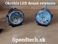 LED denné svietenie 12V / 24V - okrúhle 70mm - Video Youtube